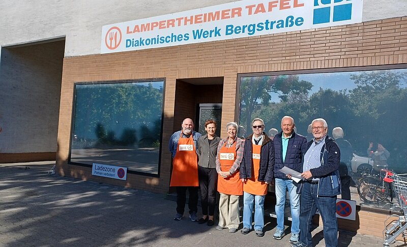 Die Bürgerstiftung Lampertheim unterstützt die Lampertheimer Tafel mit einem Tankzuschuss über 1.200 Euro