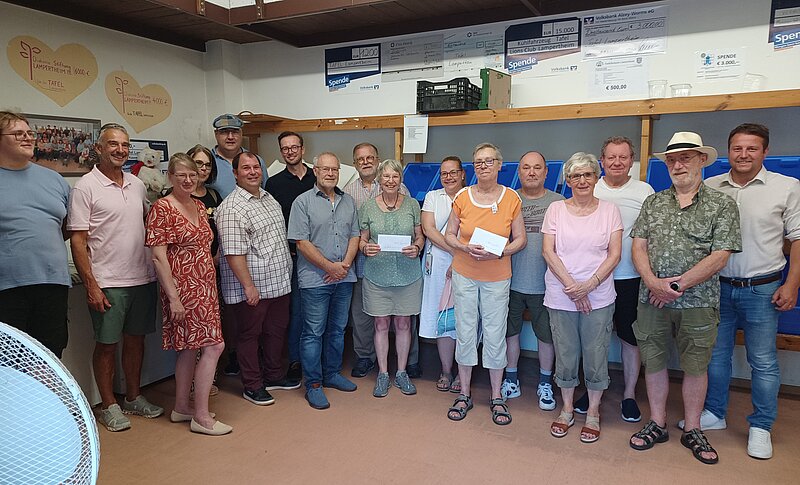Sommertour: Lampertheimer Stadtratsfraktionen der GRÜNEN und der CDU besuchen die Tafel Lampertheim